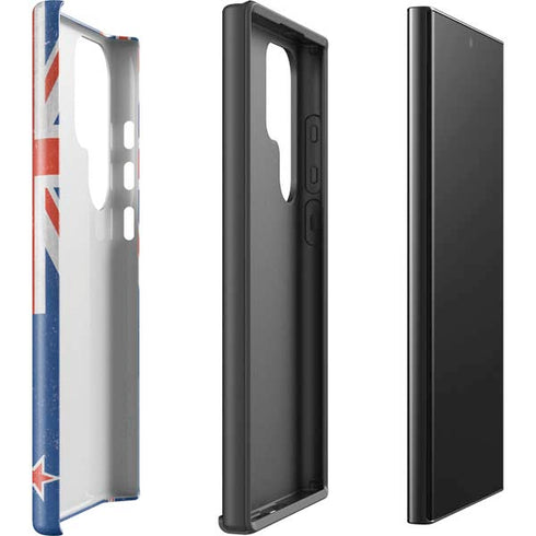 New Zealand Flag Distressed Galaxy S25 Ultra Impact Case